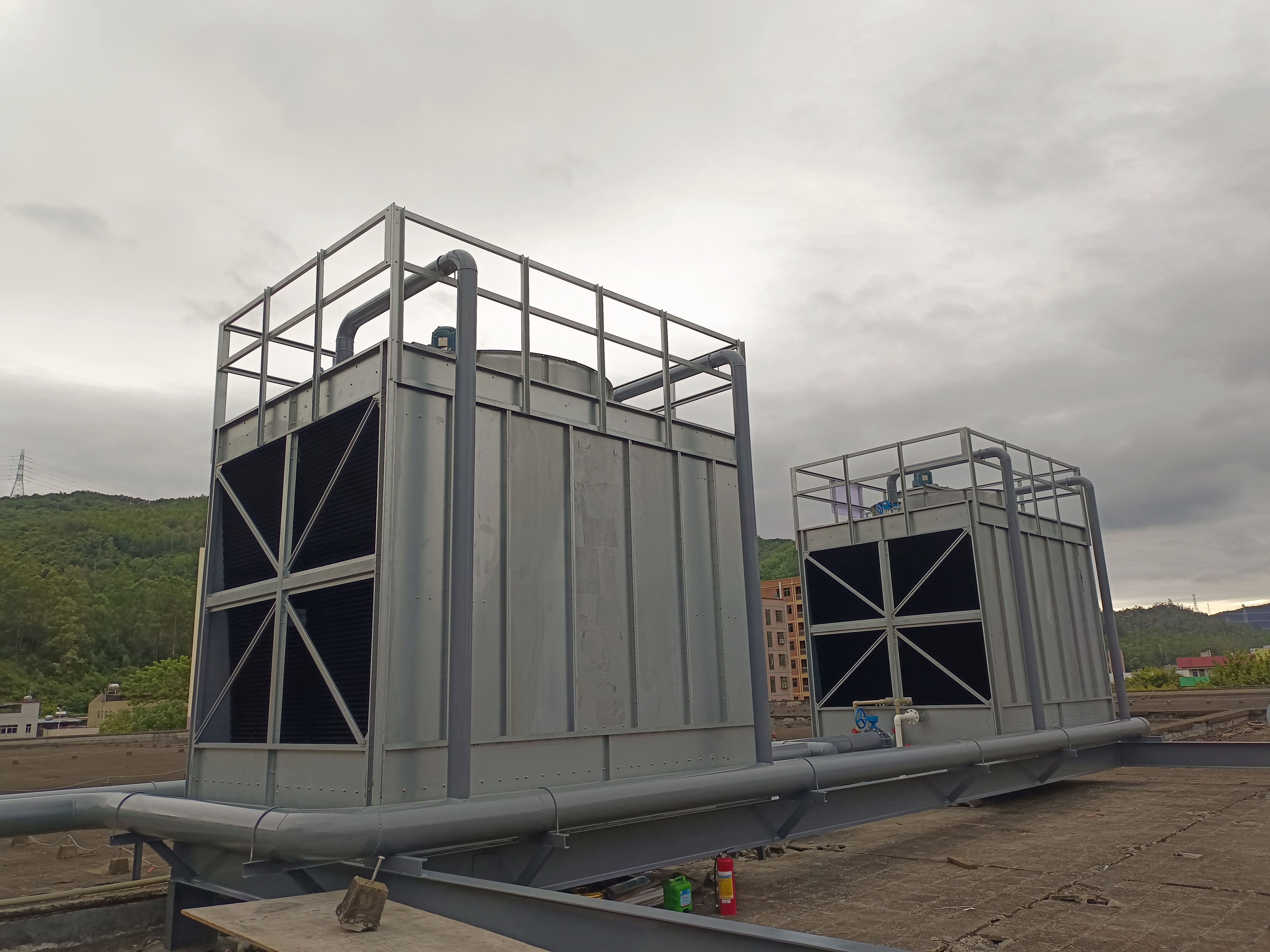 玻璃鋼冷卻塔加工制作工藝介紹,玻璃鋼冷卻塔結(jié)構(gòu)圖